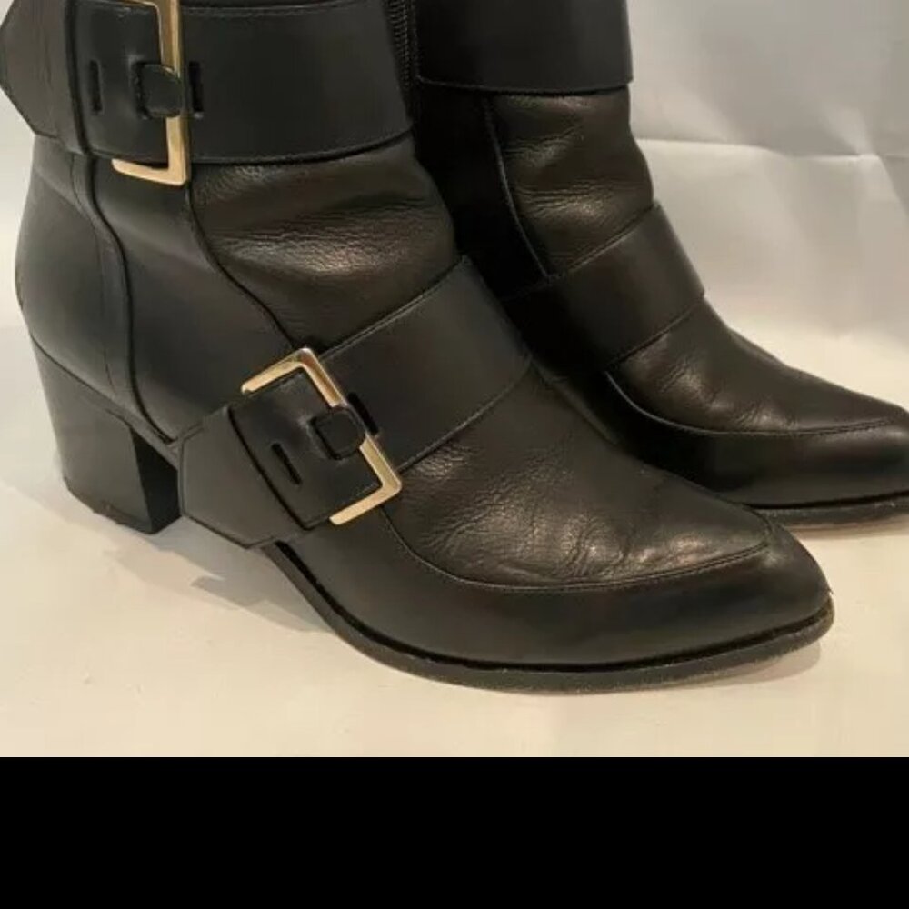 COPY - JASON WU Black Leather Booties